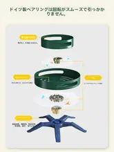 回転式 調味料ラック【キッチン用・多機能・ソースボトル収納】