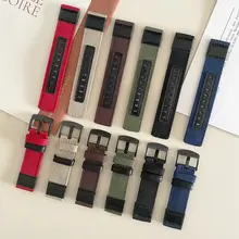 時計ベルト スマートウォッチバンド 交換ベルト キャンバス ナイロン レザー ワークテイスト カジュアル HUAWEI Watch GT2 GT3 Watch 4 Pro HONOR Magic Watch 対応