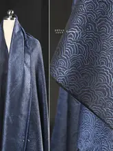 中国風 水模様の刺繍入りシャツとスカートデザイン【波模様・伝統的なスタイル】（セットアップ対応）
