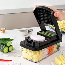 多機能野菜カッター【玉ねぎ・果物用・瞬時に均等な角切り】
