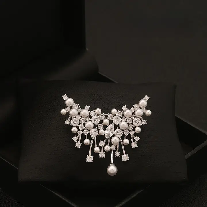 星空デザインの精巧なブローチ【スーツコート装飾用・ギフトにも最適】