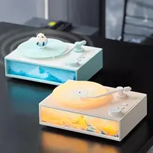 夏の香りを楽しむ！雪山シリーズ回転式アロマディフューザーBluetoothスピーカー【おしゃれで清涼感のあるギフト】