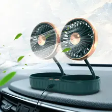 車載用強力扇風機【24V・12V対応・ダブルヘッド・冷却機能付き】