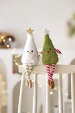 かわいい毛糸のクリスマスデコレーション人形【デスク飾り・ユニークデザイン】