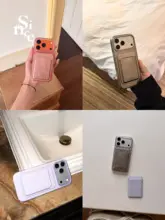 カードホルダー iPhone用 MagSafe対応 マグネット式 水玉柄 PUレザー 油蜡仕上げ 「since」