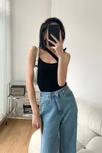 キャミソール レディース アシンメトリー ハルターネック ノースリーブ トップス インナー 一枚着 セクシー 夏