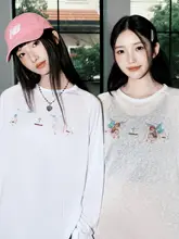 花柄透湿冷感日焼け防止カーディガン【夏季・ルーズフィット・長袖Tシャツ】