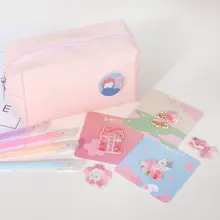 さくら動物刺繍ステッカー 携帯ケース 布ステッカー