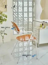 NORCHAIR 透明ダイニングチェア【北欧スタイル・肘掛け付き・小型住宅用】