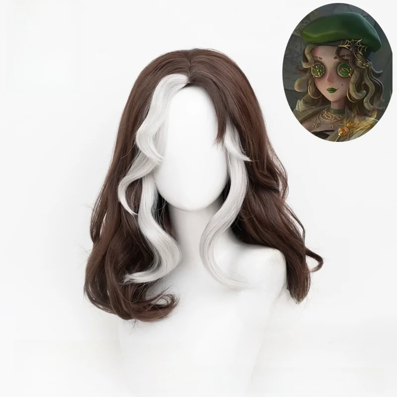 コスプレ用フェイクスカルプツートンカラーウィッグ：2026ハロウィンの仮装に最適なアニメキャラ対応ヘアスタイル