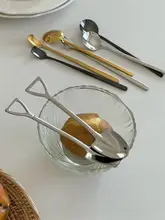 アイススプーン コーヒー用 304ステンレス シンプルスタイル