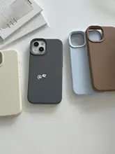 向日葵のベリー風デザインスマートフォンケース【液体シリコン製・iPhone対応・衝撃吸収】