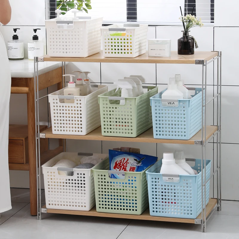 プラスチック収納かごの使い方と特性：長方形デザインのキッズ用バスケットを実際のシーンで検証
