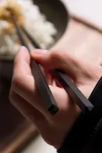 お箸 箸置き セット 無塗装 無ワックス 無垢材 チャイナテイスト 家庭用 ホテル