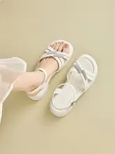 厚底サンダル【軽量・通気性抜群・一字型ストラップ】