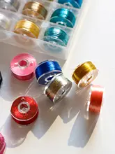 手作りDIY金・銀刺繍糸【カラフルな金属糸・ボックス入り】