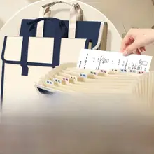 デリ 計画書用 A4カンガルーバッグ【キャンバス製・多層設計・大容量・手提げタイプ】