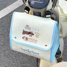 防水電動自転車用フロントバスケット【大容量・収納バッグ・取付簡単】