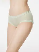 純桑蚕絲製女性用パンティ【中低腰・平角パンツ・極上の柔らかさ】
