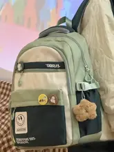 レトロ工装スタイル大容量リュックサック【男女兼用・高校生・中学生向け・旅行用】