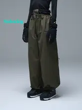NOBADAY 男女兼用 防風防水スノーボードパンツ【極上の柔らかさ・冬用・厚手】