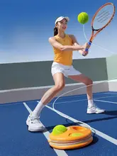 テニス練習器【シングルリバウンド設計・自動スチールワイヤー・成人用】