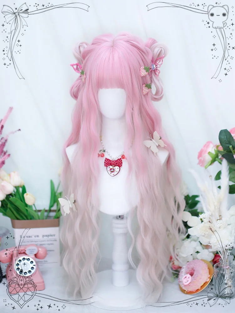40代のロングヘアにY2Kスタイルが合う？ロリータ風の巻き髪ウィッグで解決する3つの理由
