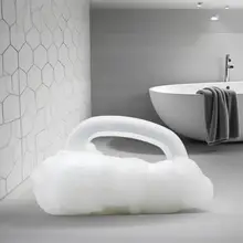浴槽用ソフトブラシ【傷をつけない・長柄・洗面器やトイレで使用可】