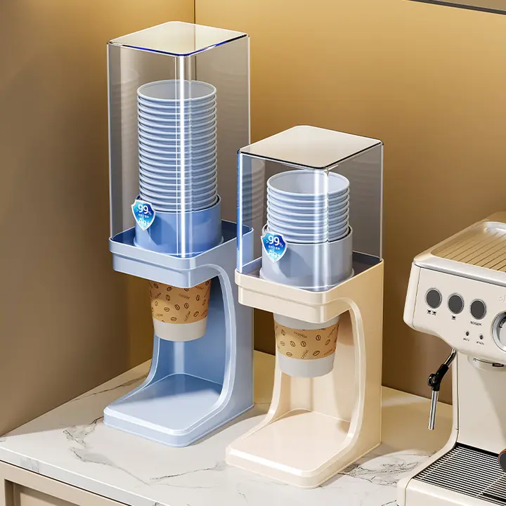 壁掛け型紙コップホルダー【使い捨てカップ用・シルバーイオン加工】
