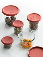 密閉ガラス保存容器【湿気防止・調味料入れ・ジャムボトル】