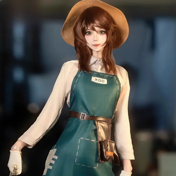 第五人格の園丁コスチューム【艾玛・ウッズ・コスプレ・ウィッグ・ゲーム用】