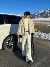 したシルエットの高いネックニットセーター【デコンストラクション・シンプルデザイン・冬用】