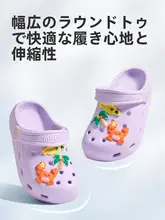 サンダル クロッグ キッズ ボーイズ ガールズ ソフトソール 水遊び アウトドア ビーチ 夏