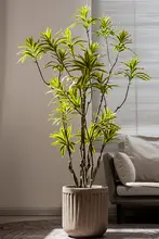 擬似植物 高級な人工樹 鉢植え 室内 リビング 装飾 グリーン