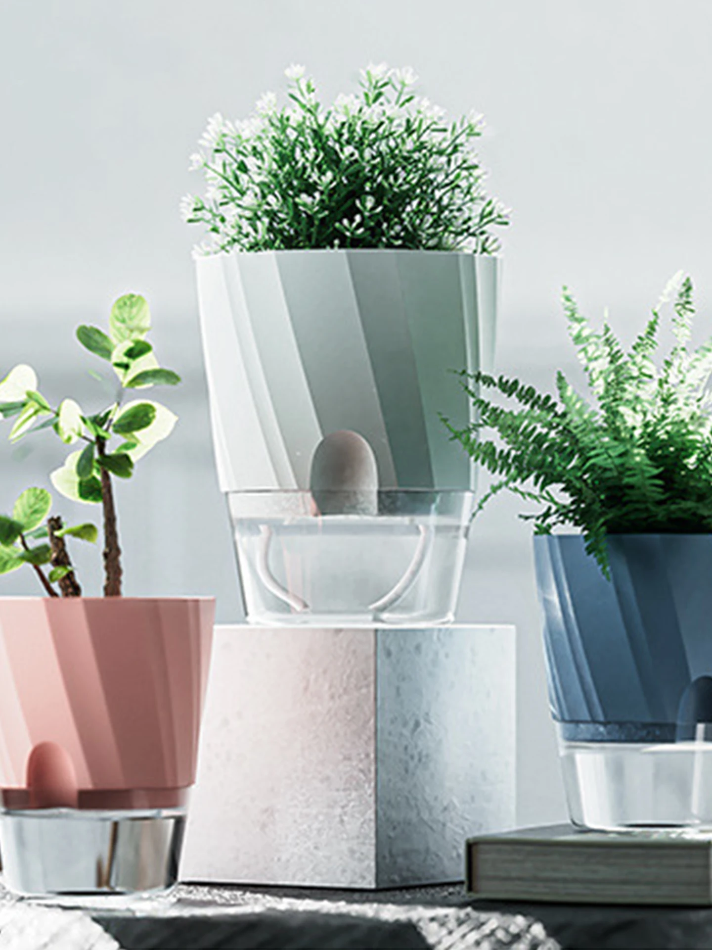 高級感ある水耕栽培用インドアグリーンロールポット：100均観葉植物の水耕栽培に最適な容器とは