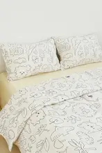 内心OS オリジナルラインデザインの全棉4点セット【かわいい・肌触り良好・学生用】