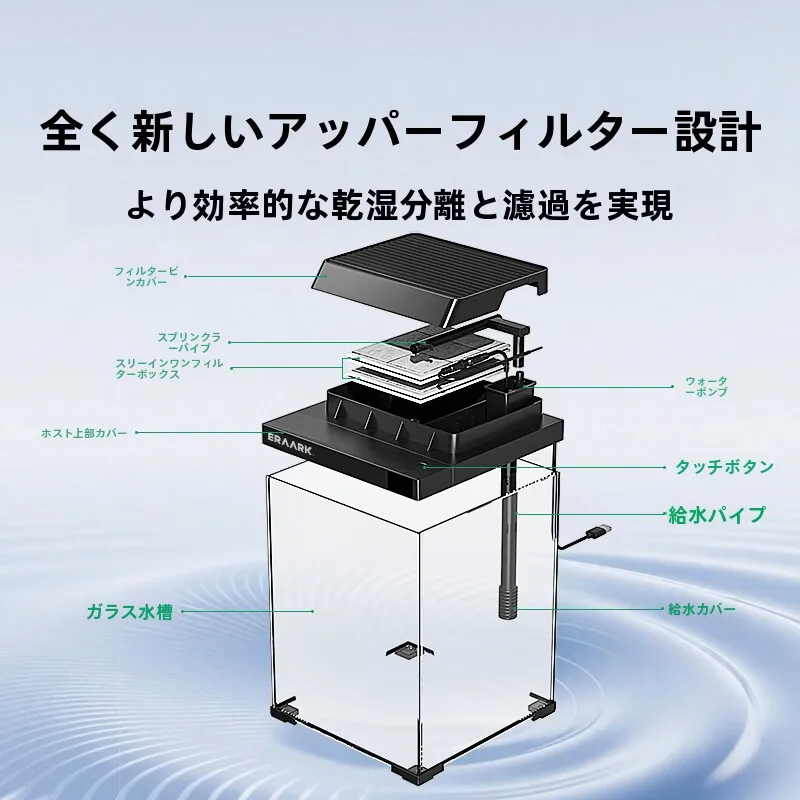 金魚水草セット：小佩 スマートデスクトップエコ水槽の実用性と適応シーン