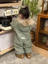 子供用 防水防風の暖かいスキーウェア【北欧風・可愛いデザイン・連体型】
（セットアップ対応）
