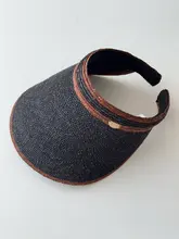 空頂ヘアバンドキャップ レディース 夏 きめ細かな麦わら編み 高級 日除け 防晒 風格のある麦わら帽子