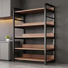 収納ラック 多機能 キッチン用 電子レンジ シンプルデザイン
