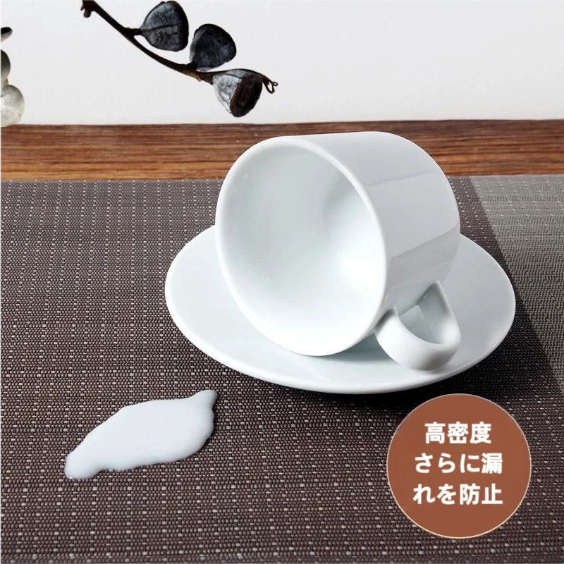 コースター 欧式デザインのPVC製テーブルマット【滑り止め・耐熱・洗濯可能】
