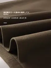 ウールショートスカートレディース2025秋冬新作ハイウエストAライン