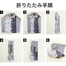 防水大型エコバッグ【折りたたみ・ブラック・女性用】
