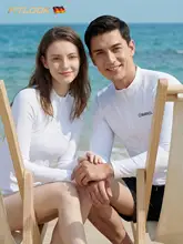 fitlook 男女兼用 ダイビングスーツ【長袖・水母衣・防晒・速乾・平角デザイン】（セットアップ対応）