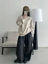 春夏用 ツイード風 グレーのテーパードスーツパンツ【立体裁断】