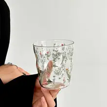 ガラスカップ ジュースカップ 家庭用 高級感 耐熱