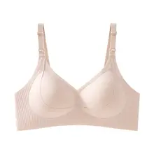 授乳対応の快適ブラジャー【極上の柔らかさ・防下垂・妊婦用】