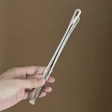 304ステンレス製 韓国風バーベキュー用トング【長めで厚手・キッチン用・焼き肉や牛ステーキに最適】