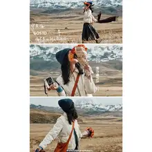 フレンチスタイルの軽量ダウンコート【カラーブロック・翻领・保温・冬用】