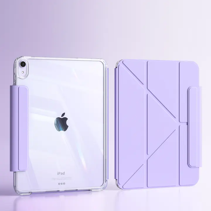 磁気吸着ペンケース【iPad用・保護カバー・スタンド機能付き・衝撃防止】